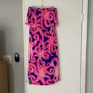 Lilly Pulitzer strapless dress